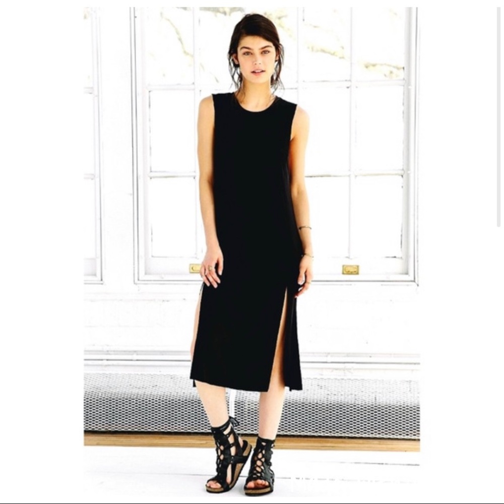 Urban Outfitters Muscle Tank Midi Dress